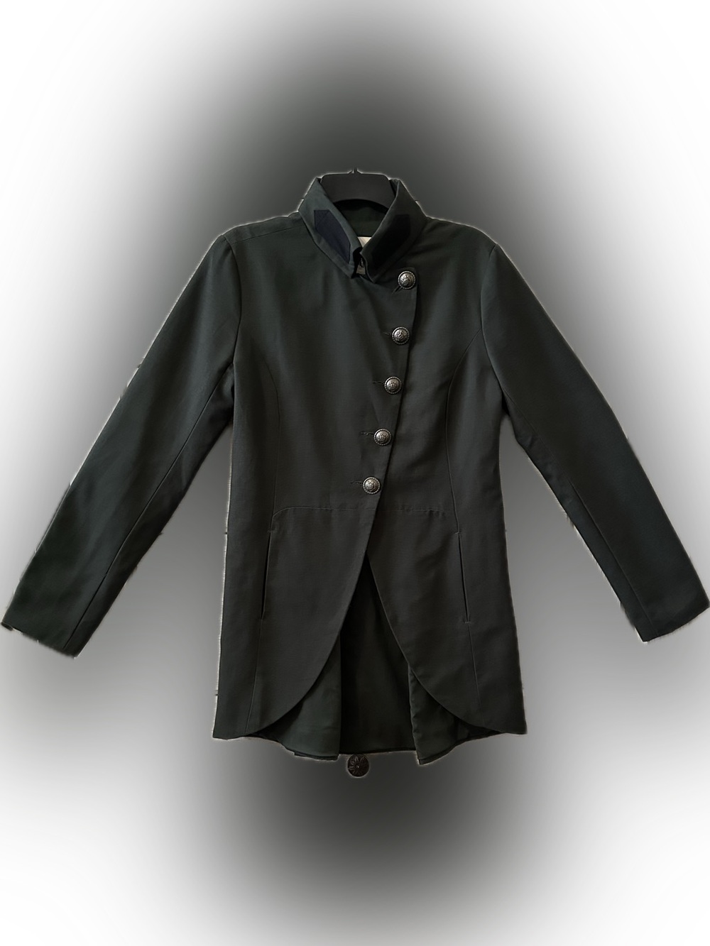 BB Dakota Olive Green Military-Style Women's Jacket - Picture 2 of 4